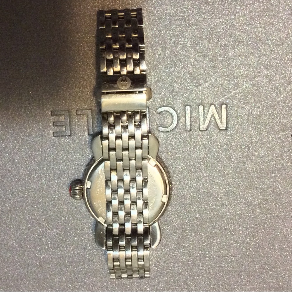 Michele CSX 26 Stainless Steel Diamond watch. - Picture 4 of 8